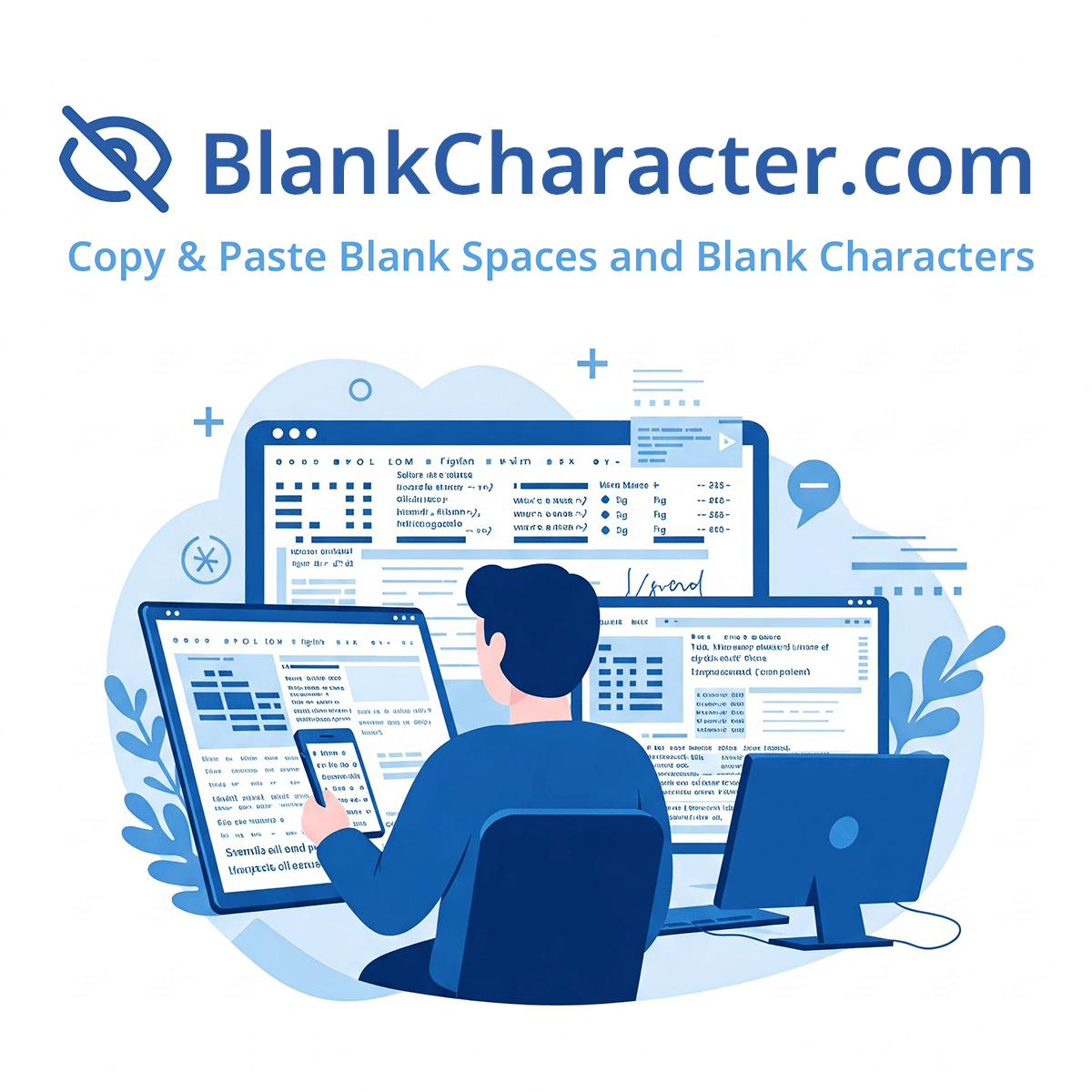 Blank Characters and Invisible Spaces